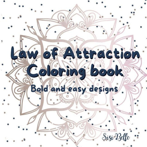 Law of Attraction coloring book