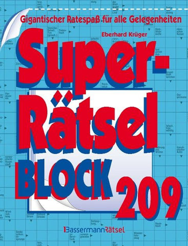 Superrätselblock 209 (5 Exemplare à 4,99 €)