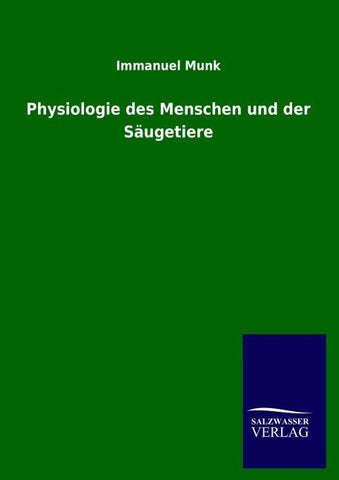 Physiologie des Menschen und der Säugetiere