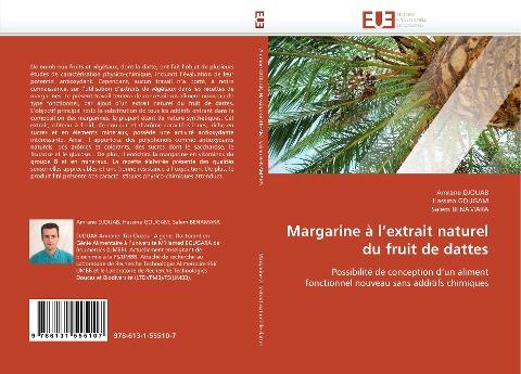 Margarine à l'extrait naturel du fruit de dattes