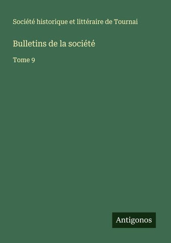 Bulletins de la société