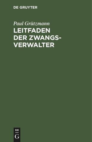 Leitfaden der Zwangsverwalter
