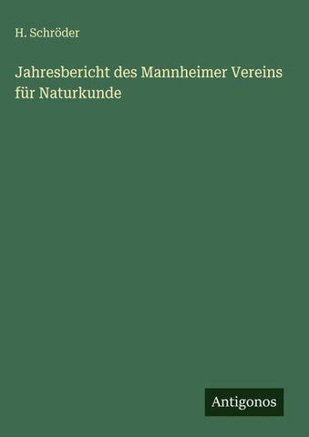 Jahresbericht des Mannheimer Vereins für Naturkunde