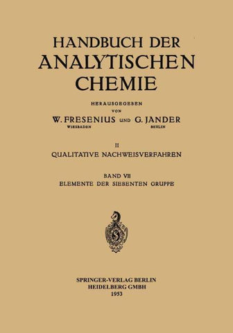 Elemente der Siebenten Gruppe