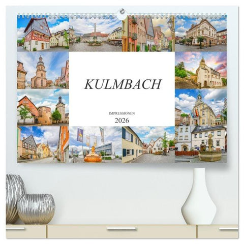 Kulmbach Impressionen (hochwertiger Premium Wandkalender 2026 DIN A2 quer), Kunstdruck in Hochglanz