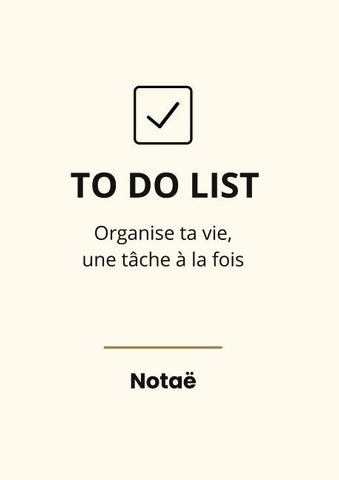 To do list