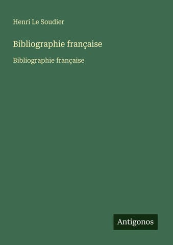 Bibliographie française