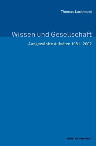 Wissen und Gesellschaft