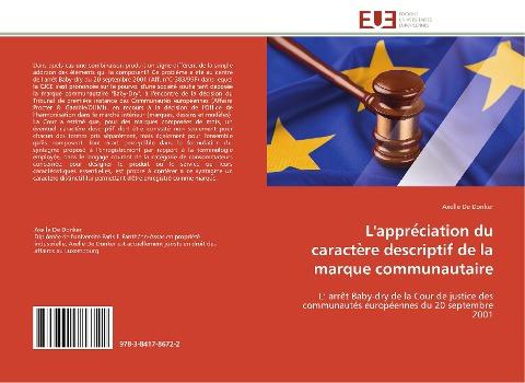 L'appre¿ciation du caracte¿re descriptif de la marque communautaire