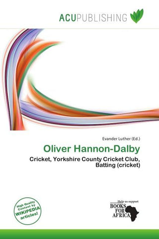 Oliver Hannon-Dalby