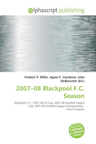 2007-08 Blackpool F.C. Season