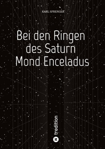 Bei den Ringen des Saturn Mond Enceladus