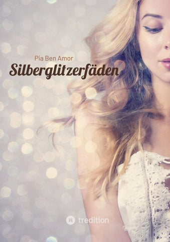 Silberglitzerfäden