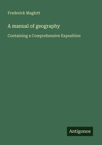 A manual of geography