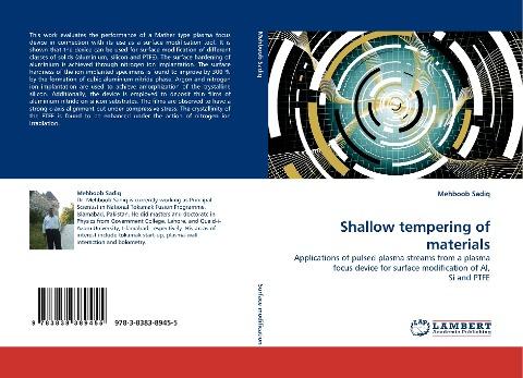 Shallow tempering of materials