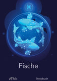 Sternzeichen Fische Notizbuch | Designed by Alfred Herler