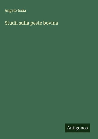 Studii sulla peste bovina