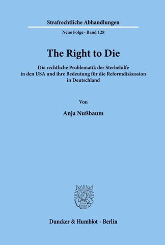 The Right to Die.