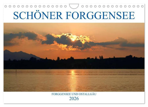 Schöner Forggensee (Wandkalender 2026 DIN A4 quer), CALVENDO Monatskalender