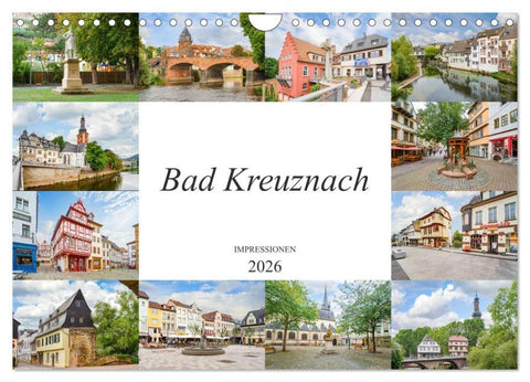 Bad Kreuznach Impressionen (Wandkalender 2026 DIN A4 quer), CALVENDO Monatskalender