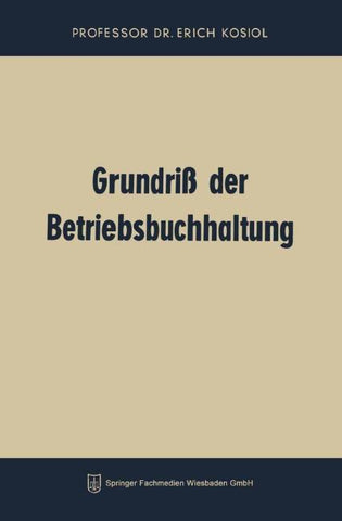 Grundriß der Betriebsbuchhaltung