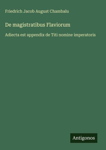 De magistratibus Flaviorum