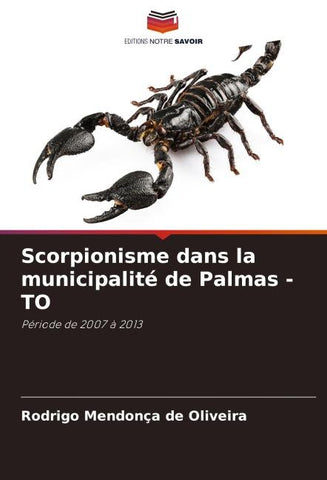 Scorpionisme dans la municipalité de Palmas - TO