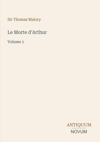 Le Morte d'Arthur