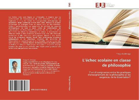 L'échec scolaire en classe de philosophie