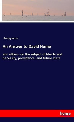 An Answer to David Hume