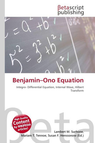 Benjamin-Ono Equation