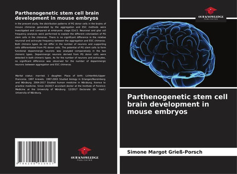 Parthenogenetic stem cell brain development in mouse embryos