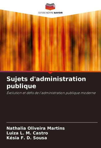 Sujets d'administration publique