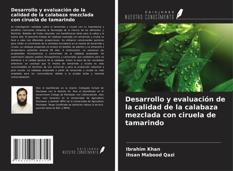 Desarrollo y evaluación de la calidad de la calabaza mezclada con ciruela de tamarindo