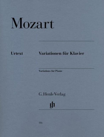 Wolfgang Amadeus Mozart - Variationen für Klavier
