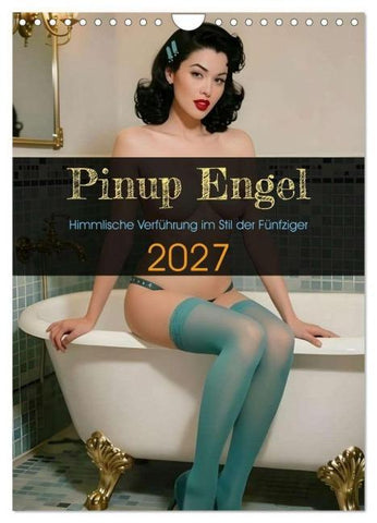 Pinup Engel (Wandkalender 2027 DIN A4 hoch), CALVENDO Monatskalender