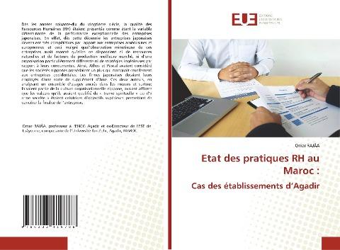 Etat des pratiques RH au Maroc : Cas des établissements d'Agadir
