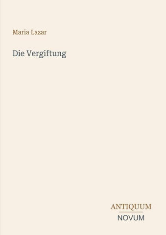 Die Vergiftung