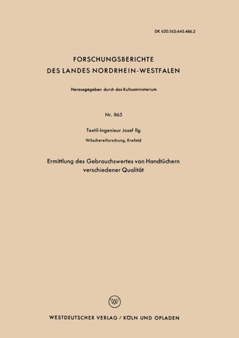 Ermittlung des Gebrauchswertes von Handtüchern verschiedener Qualität