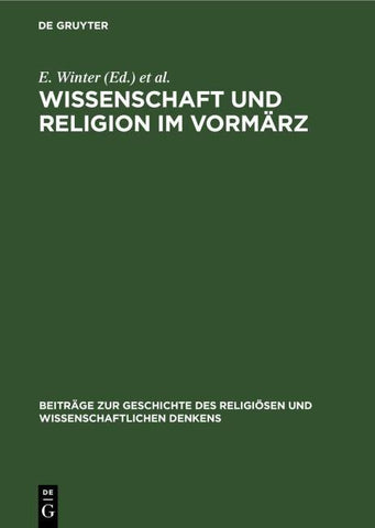 Wissenschaft und Religion im Vormärz