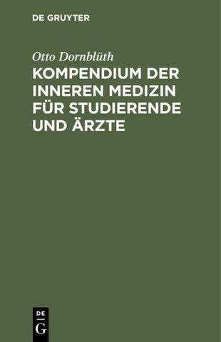 Kompendium der inneren Medizin für Studierende und Ärzte