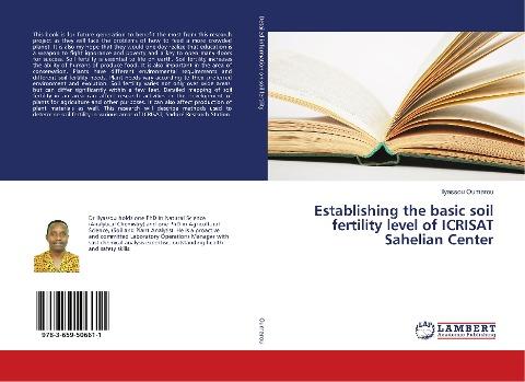 Establishing the basic soil fertility level of ICRISAT Sahelian Center