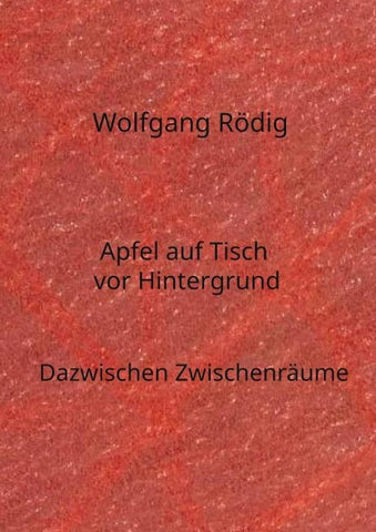 Apfel auf Tisch vor Hintergrund