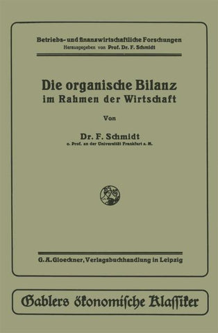Die organische Bilanz