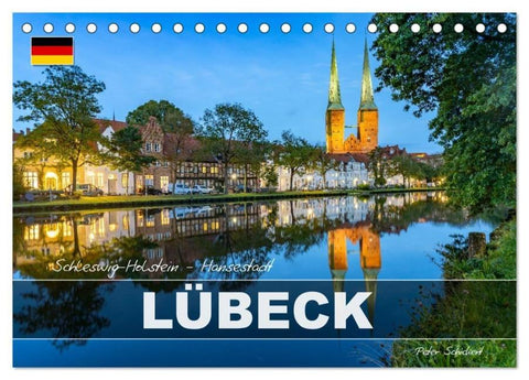 Schleswig-Holstein - Hansestadt Lübeck (Tischkalender 2027 DIN A5 quer), CALVENDO Monatskalender