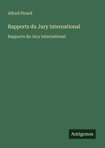 Rapports du Jury international