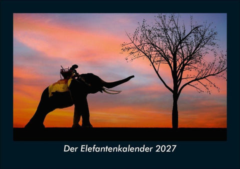 Der Elefantenkalender 2027 Fotokalender DIN A5