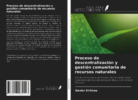 Proceso de descentralización y gestión comunitaria de recursos naturales