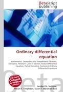 Ordinary differential equation