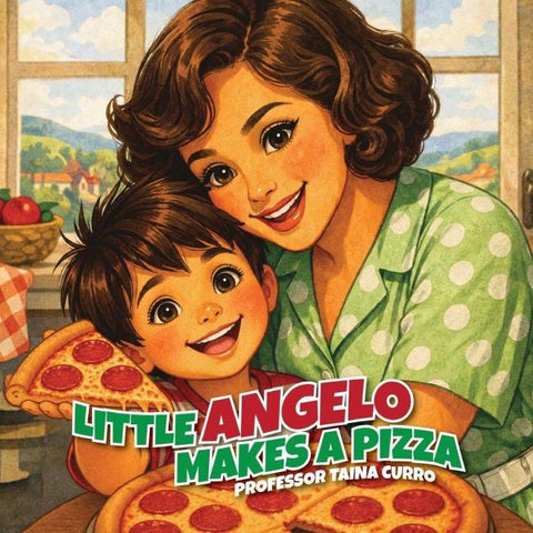 Little Angelo Makes a Pizza